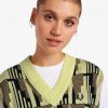 Tricot débardeur en jacquard