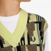 Tricot débardeur en jacquard