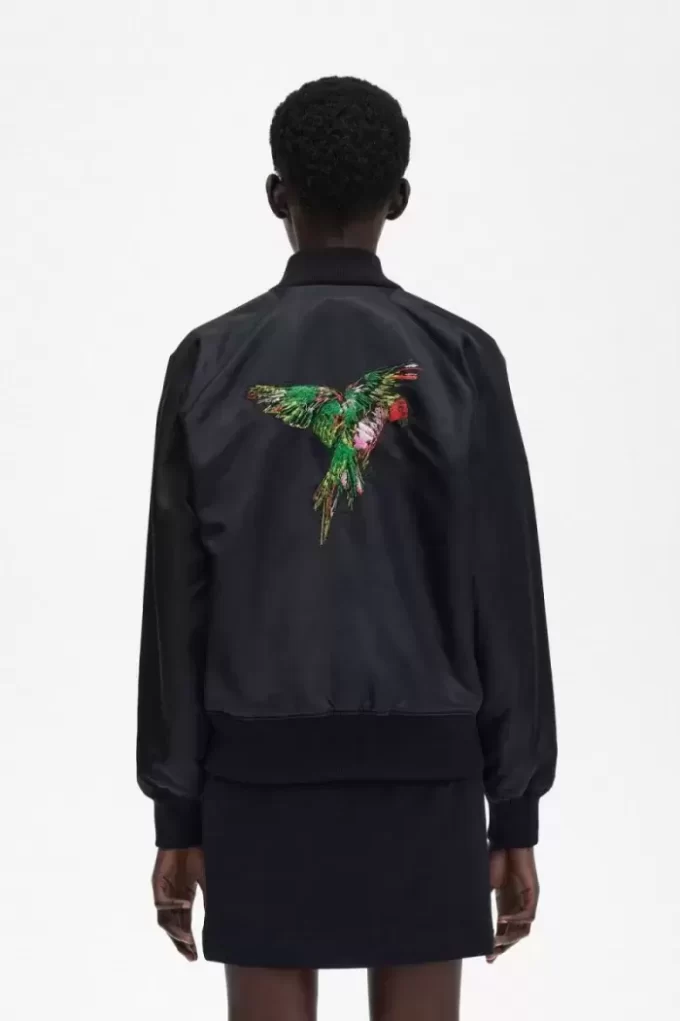 Vestes bomber brodées pour femmes