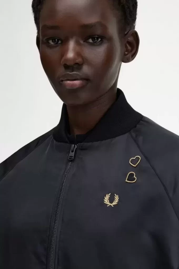 Vestes bomber brodées pour femmes
