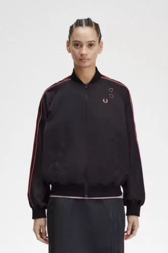 Vestes bomber à doublure imprimée pour femmes