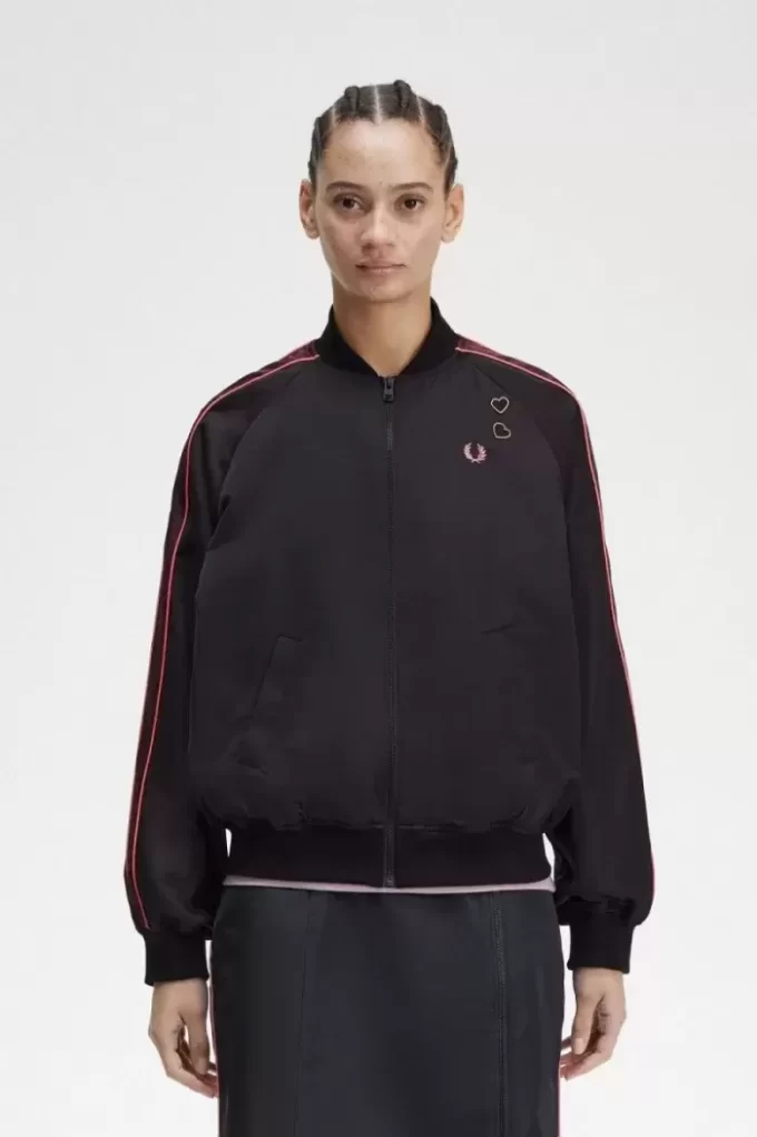 Vestes bomber à doublure imprimée pour femmes