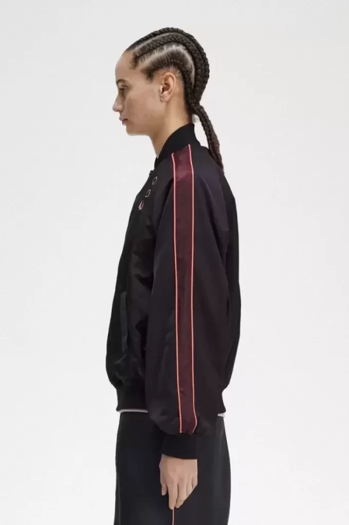 Vestes bomber à doublure imprimée pour femmes