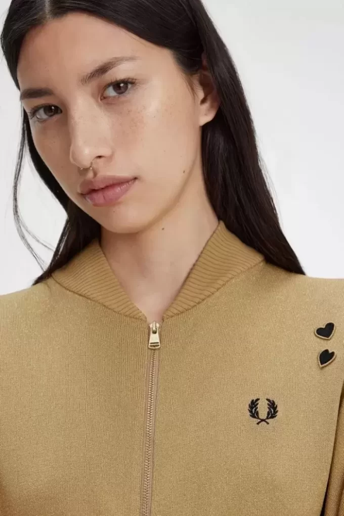 Vestes bomber en tricot métallisé pour femmes 1964