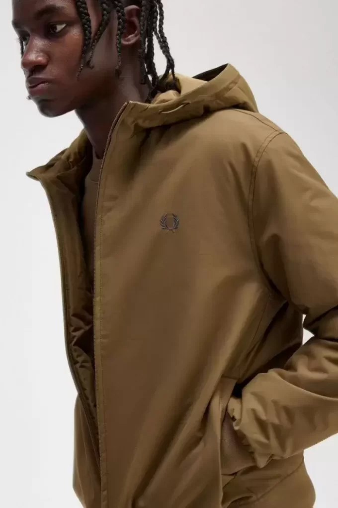 Vestes à capuche rembourrées Brentham pour hommes