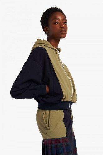 Vestes de survêtement à capuche tissées