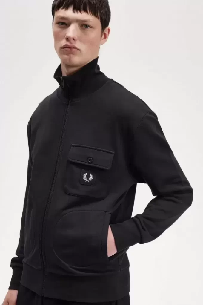 Vestes de survêtement à col cheminée pour hommes