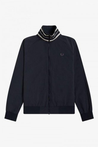 Vestes de survêtement à col rayé