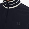 Vestes de survêtement à col rayé