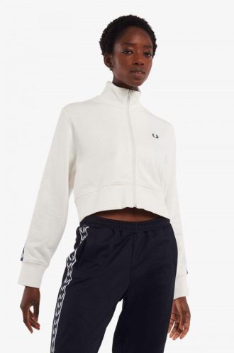 Vestes de survêtement courtes à bandes