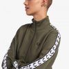 Vestes de survêtement courtes à bandes