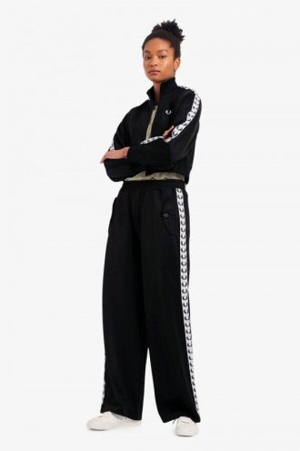 Vestes de survêtement courtes à bandes