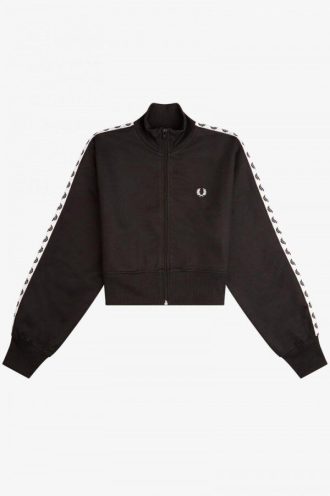 Vestes de survêtement courtes à bandes