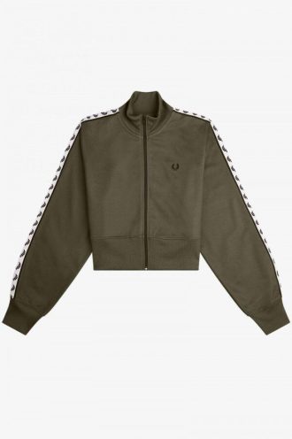 Vestes de survêtement courtes à bandes