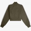 Vestes de survêtement courtes à bandes