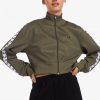 Vestes de survêtement courtes à bandes