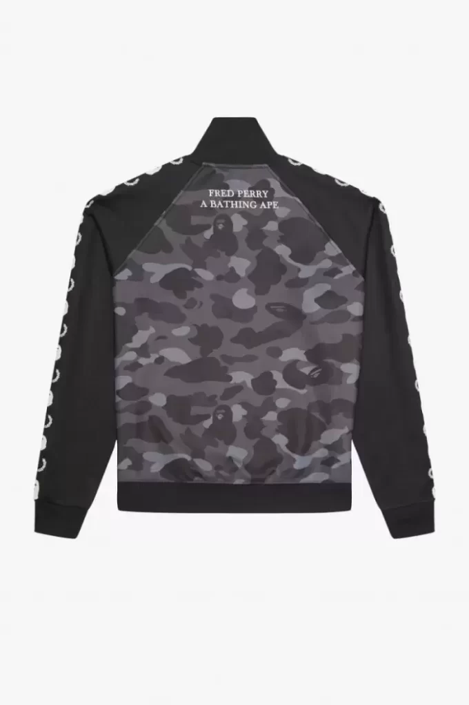 Vestes de survêtement à empiècements camouflage pour homme