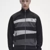Vestes de survêtement à empiècements contrastés pour hommes