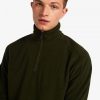 Vestes de survêtement en polaire à demi-fermeture éclair