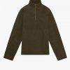 Vestes de survêtement en polaire à demi-fermeture éclair