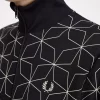 Vestes de survêtement à imprimé géométrique pour hommes