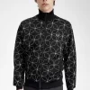 Vestes de survêtement à imprimé géométrique pour hommes