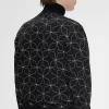 Vestes de survêtement à imprimé géométrique pour hommes