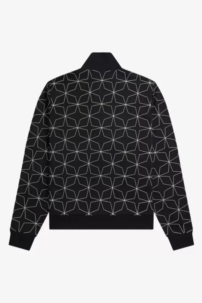 Vestes de survêtement à imprimé géométrique pour hommes