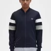 Vestes de survêtement à manches à liserés pour hommes