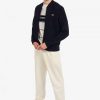 Vestes de survêtement à panneaux en tissu éponge