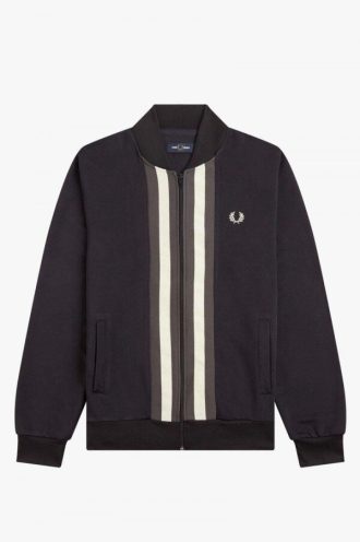 Vestes de survêtement à panneaux rayés