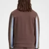 Vestes de survêtement pour hommes avec col à détails de ruban adhésif