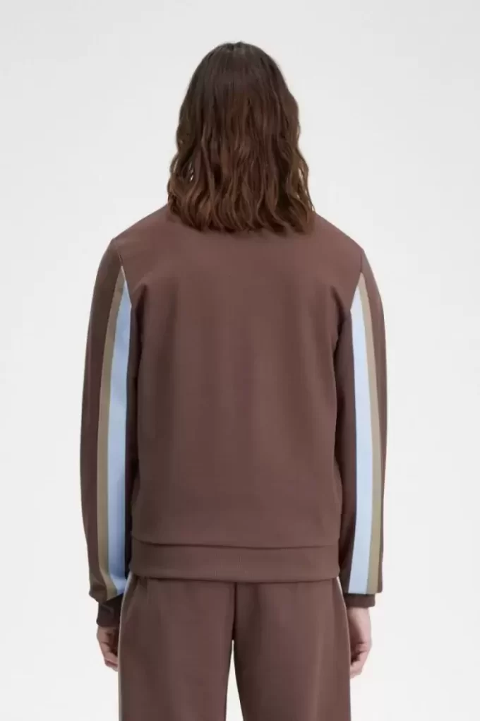 Vestes de survêtement pour hommes avec col à détails de ruban adhésif