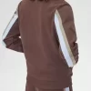 Vestes de survêtement pour hommes avec col à détails de ruban adhésif