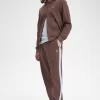 Vestes de survêtement pour hommes avec col à détails de ruban adhésif