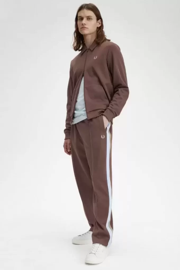 Vestes de survêtement pour hommes avec col à détails de ruban adhésif