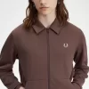 Vestes de survêtement pour hommes avec col à détails de ruban adhésif
