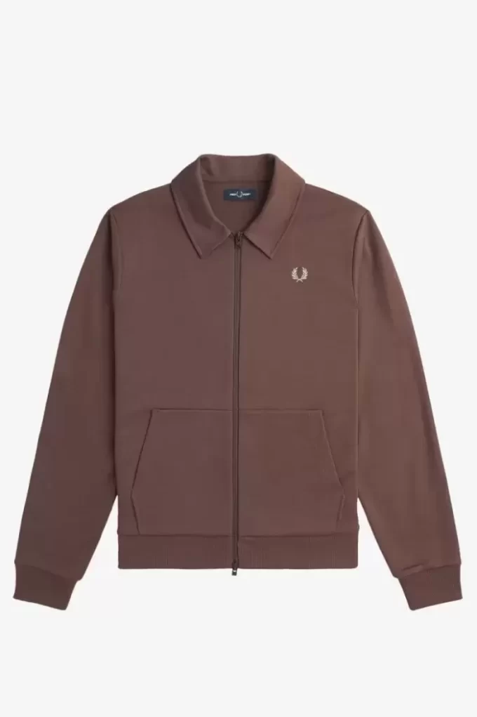 Vestes de survêtement pour hommes avec col à détails de ruban adhésif