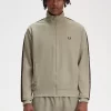 Vestes de survêtement pour hommes à bande contrastée