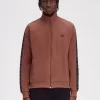 Vestes de survêtement pour hommes à bande contrastée