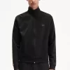 Vestes de survêtement pour hommes à bande contrastée