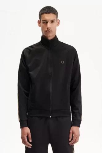 Vestes de survêtement pour hommes à bande contrastée