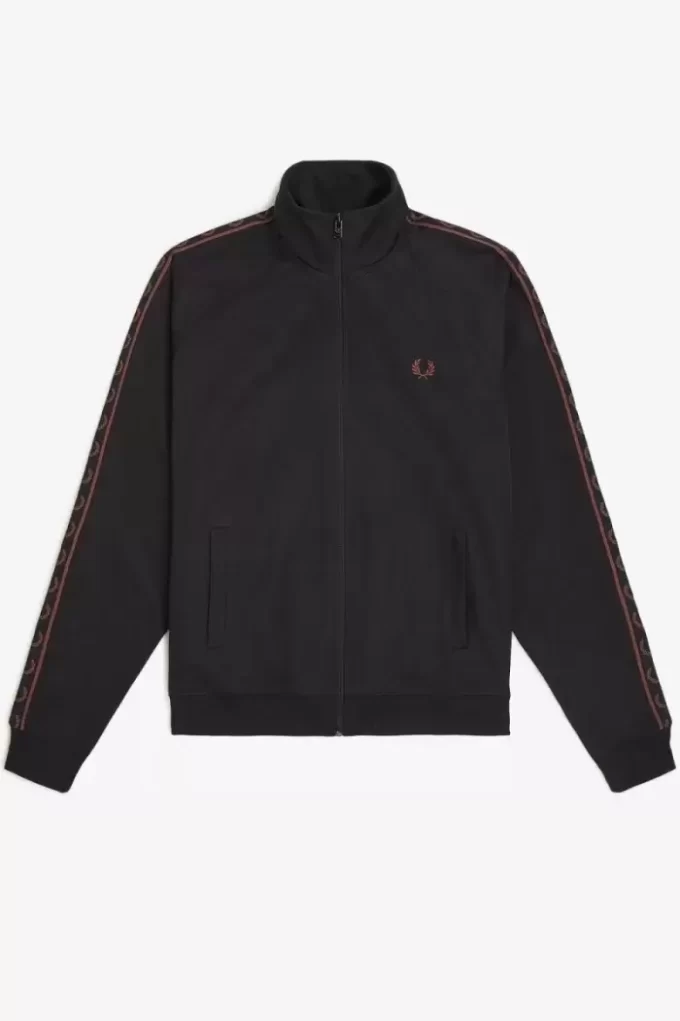 Vestes de survêtement pour hommes à bande contrastée