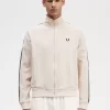 Vestes de survêtement pour hommes à bande contrastée