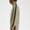 Vestes de survêtement pour hommes à bande contrastée