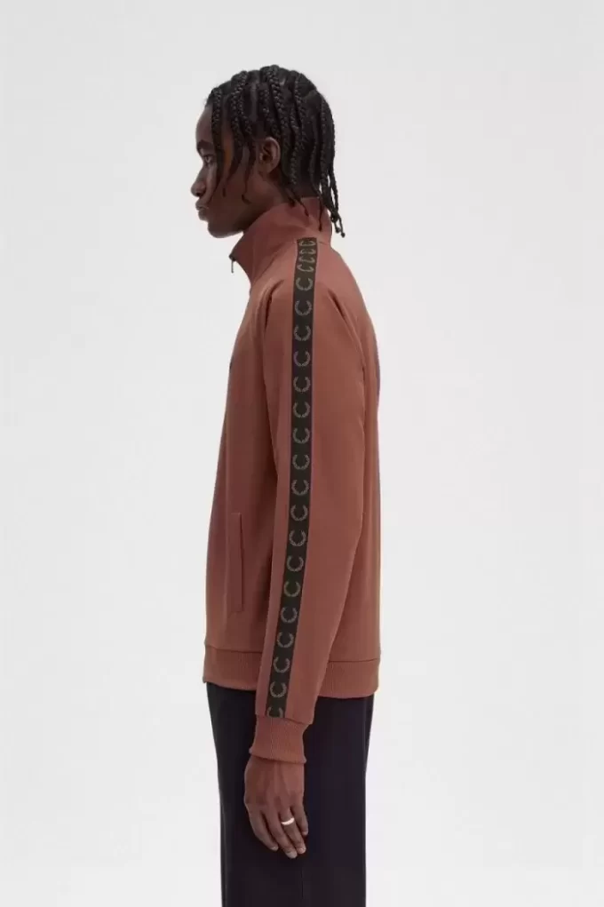 Vestes de survêtement pour hommes à bande contrastée