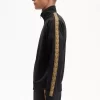 Vestes de survêtement pour hommes à bande contrastée