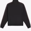 Vestes de survêtement pour hommes à bande contrastée