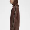 Vestes de survêtement pour hommes à bande contrastée