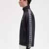 Vestes de survêtement pour hommes à bande contrastée